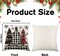 Christmas Throw Pillow Covers Set of 4,18x18 Inch Xmas Trees Snowman Santa Elk Buffalo Plaid Merry Christmas Winter Holiday Farmhouse Decorative Cushion Case for Sofa Couch Decor